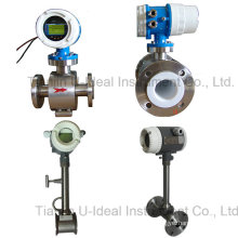 Compteur de débit Vortex à gaz ou à vapeur, débitmètre électromagnétique à turbine à eau